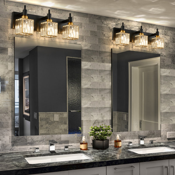 Washroom vanity outlet lights